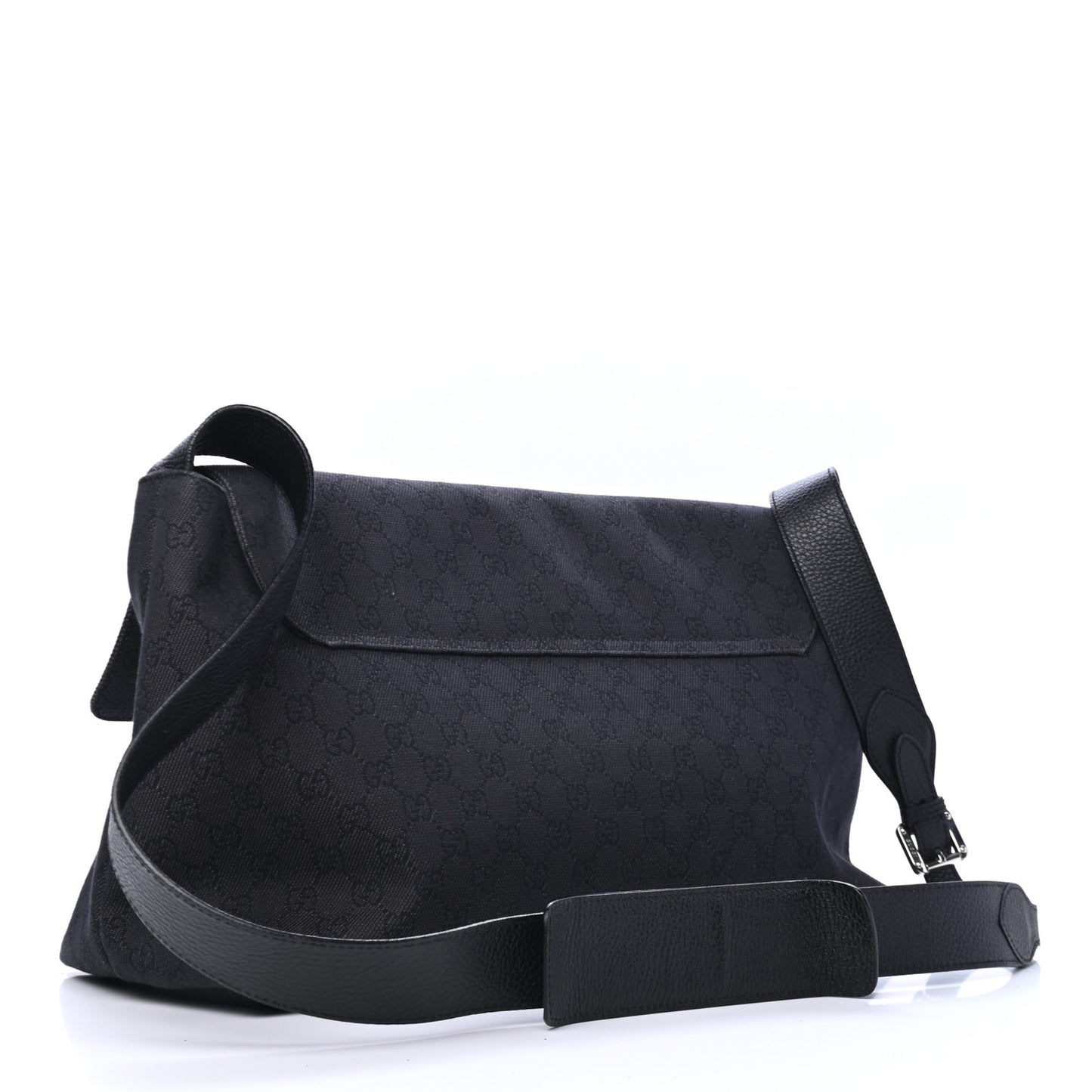 GG Monogram Flap Messenger Bag Navy