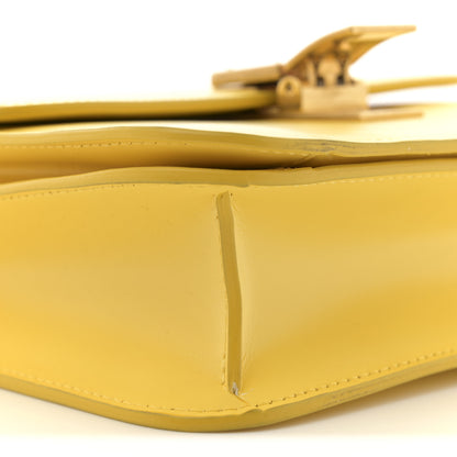 Celine Box Calfskin Teen Classic Box Flap Bag Yellow 9 of 11