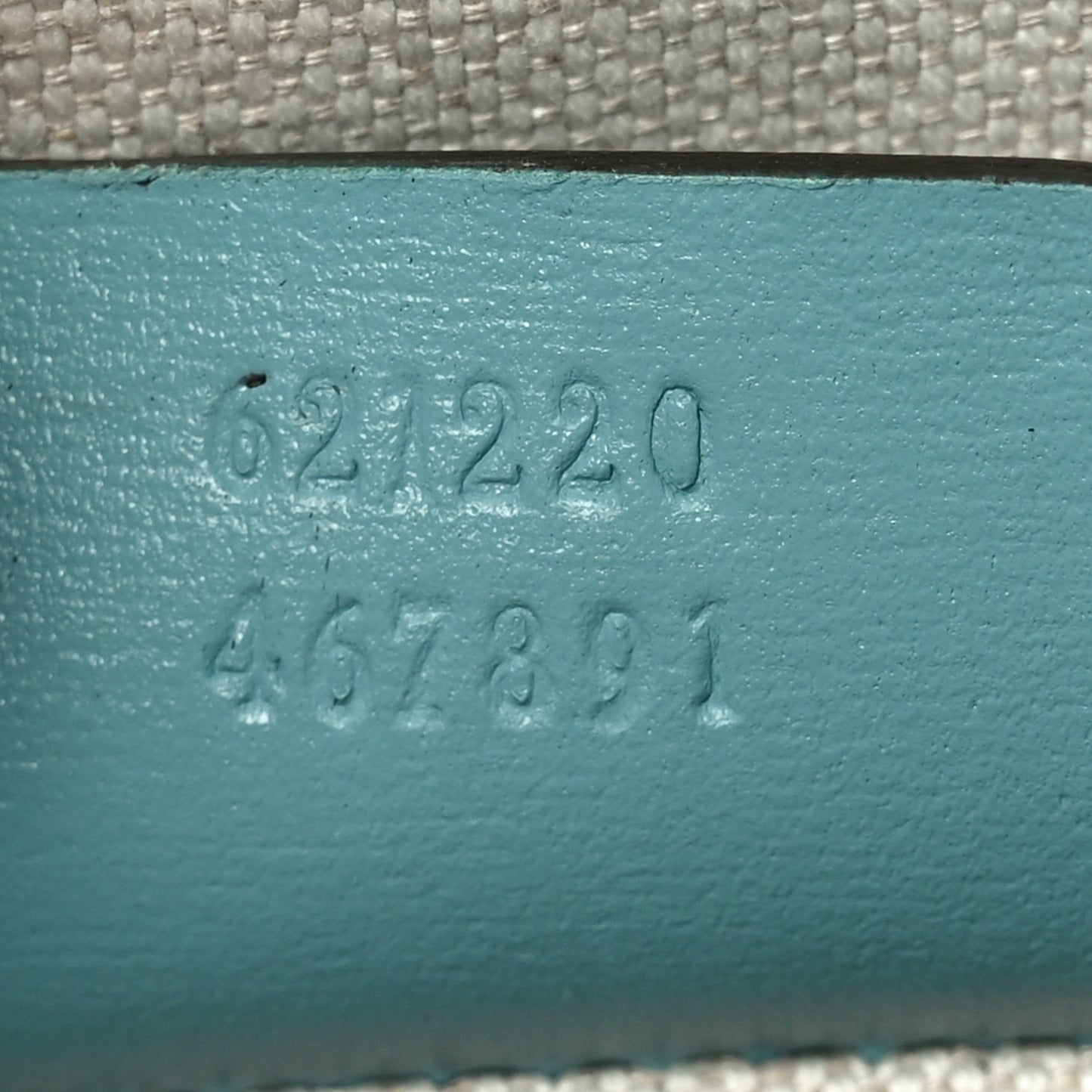 Boarded Plutone Calfskin Small Horsebit 1955 Top Handle Bag Dusty Azure