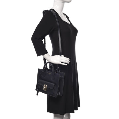 Balenciaga Calfskin Padlock Mini All Afternoon Tote Bleu Nuit 2 of 9