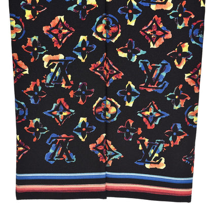Louis Vuitton Silk Monogram Rainbow Bandeau Black 3 of 5