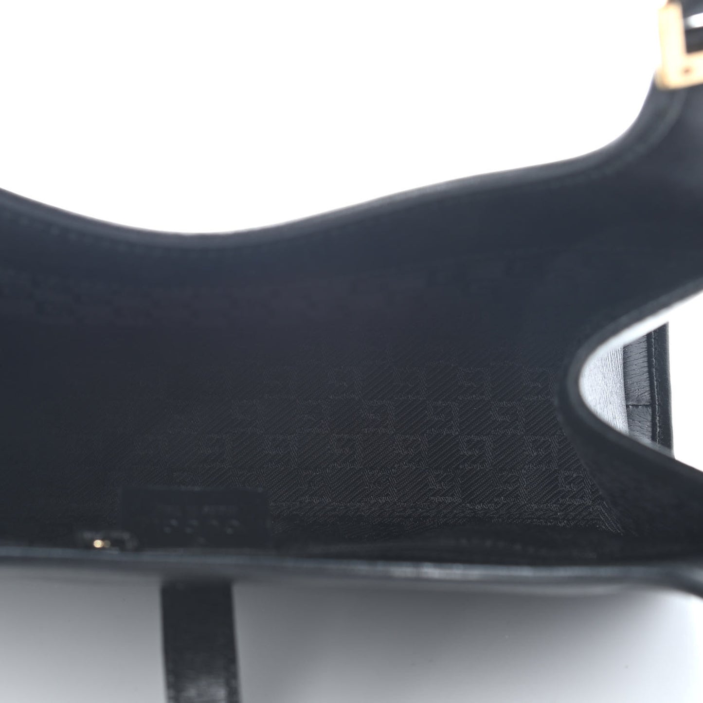 Calfskin Bardot Shoulder Bag Black