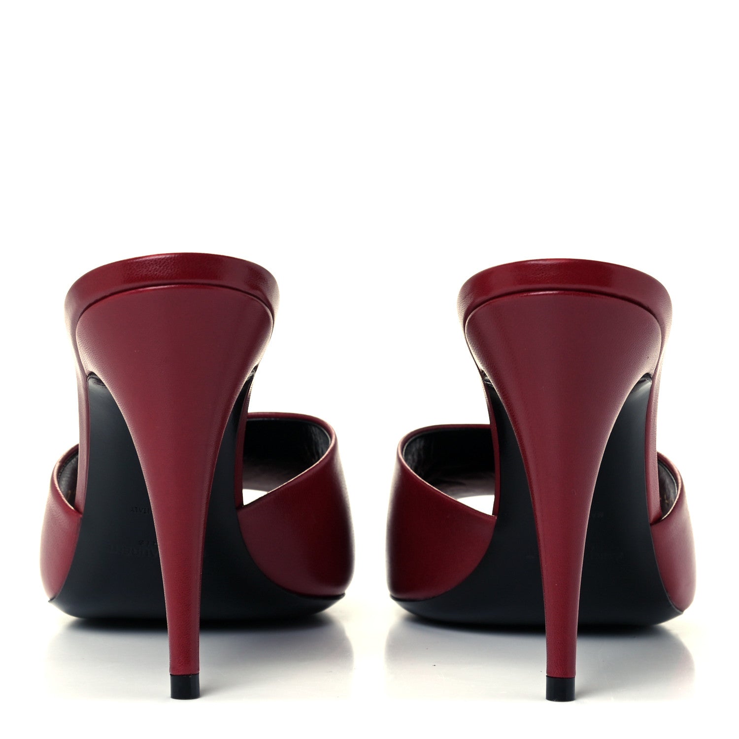 Saint Laurent Lambskin Sexy 95mm Pumps 39 Red 6 of 10