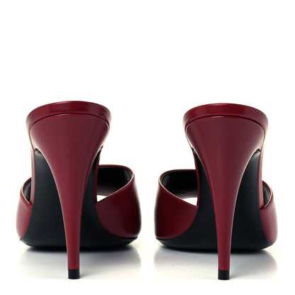 Saint Laurent Lambskin Sexy 95mm Pumps 39 Red 6 of 10