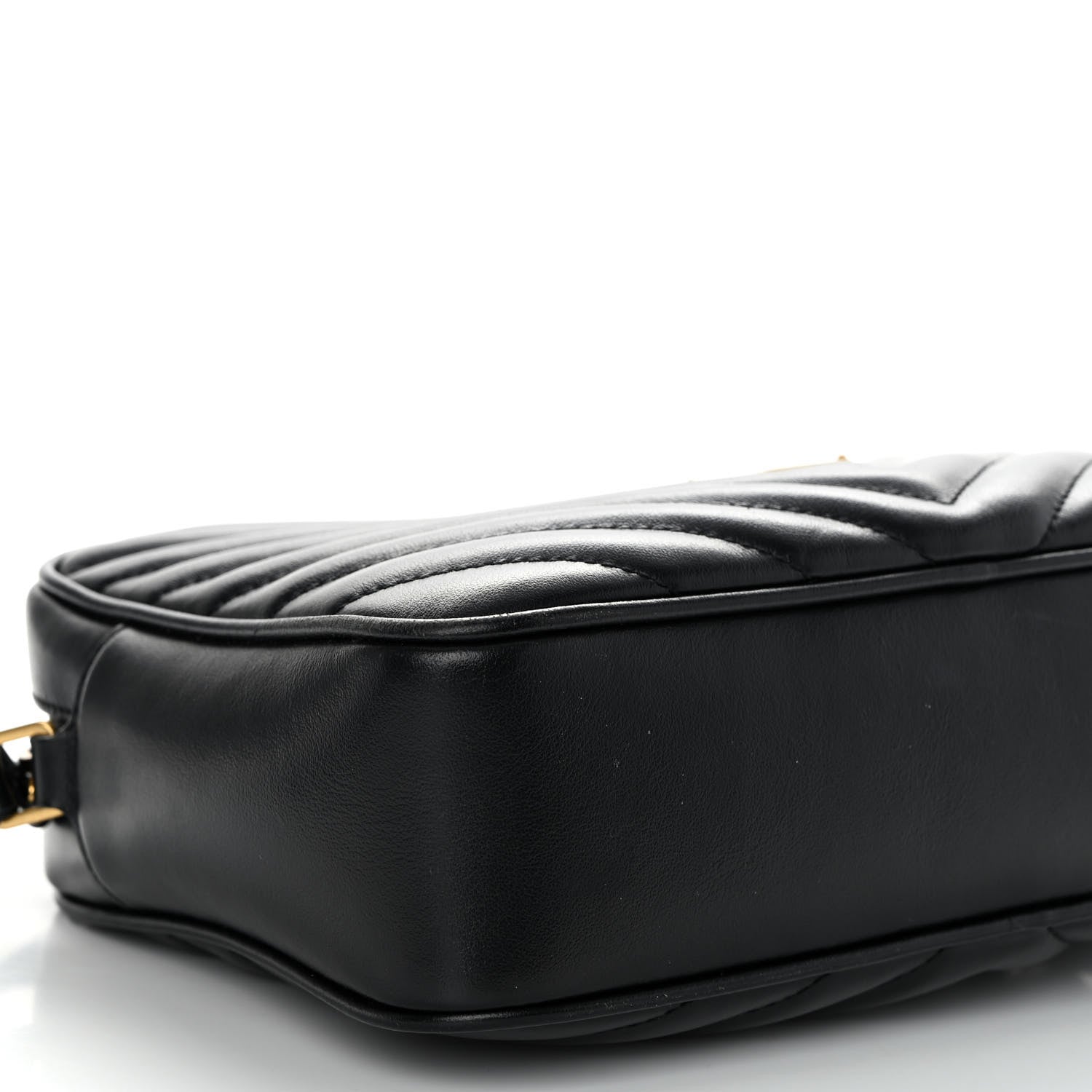 Saint Laurent Calfskin Matelasse Monogram Lou Camera Bag Black 8 of 9