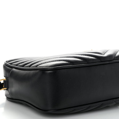 Saint Laurent Calfskin Matelasse Monogram Lou Camera Bag Black 8 of 9