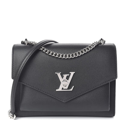 Louis Vuitton Soft Calfskin My Lockme Chain Bag BB Black 1 of 11
