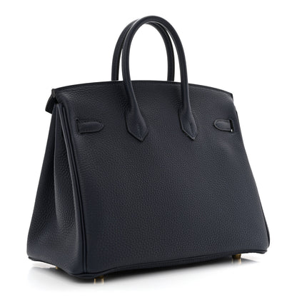 Hermes Togo Birkin 25 Bleu Nuit 2 of 13