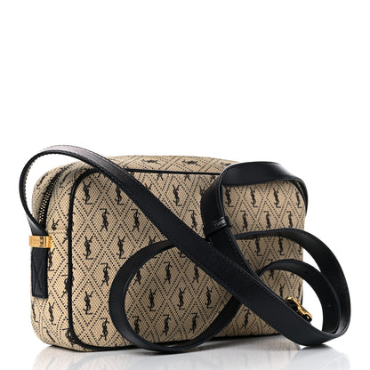 Saint Laurent Canvas Monogram All Over Camera Bag Beige 3 of 15