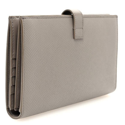 Celine Grained Calfskin Large Multifunction Strap Wallet Pebble 3 of 7