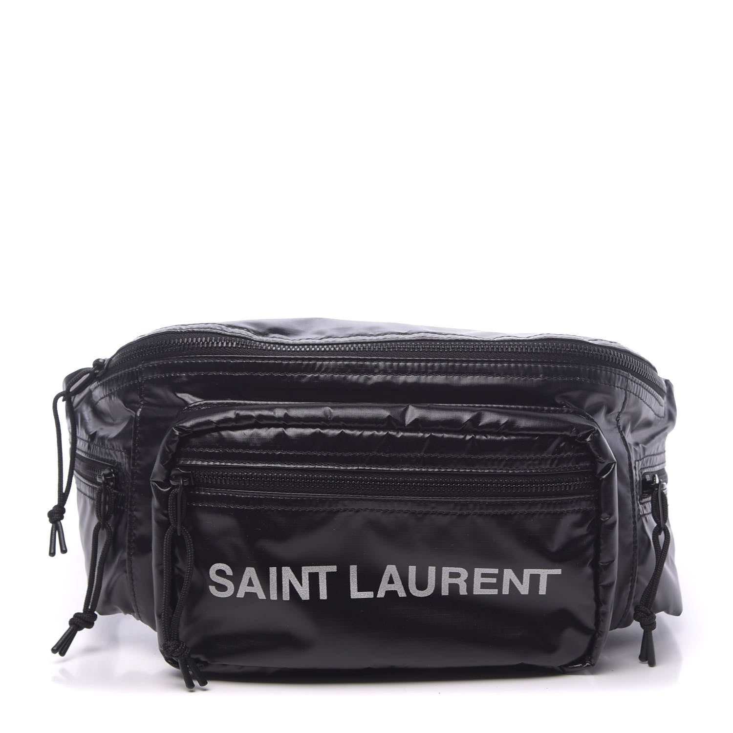 Saint Laurent Nylon Logo Ripstop Body Belt Bag Black 1 of 9
