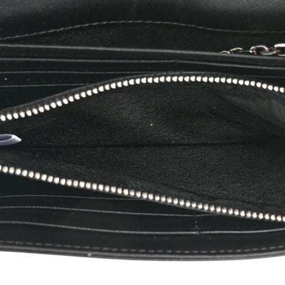MCM Visetos Calfskin Large Patricia Wallet On Chain Black 6 of 13