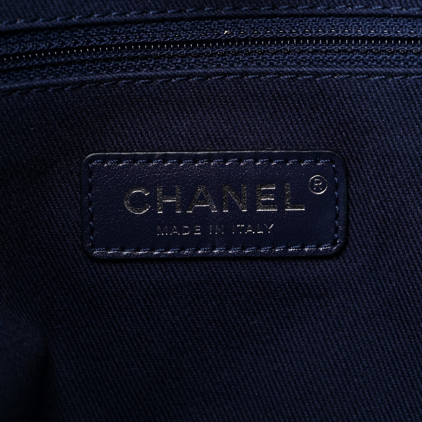 Mixed Fibers Small Deauville Tote Navy