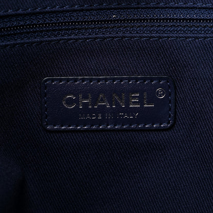 Chanel Mixed Fibers Small Deauville Tote Navy 5 of 11