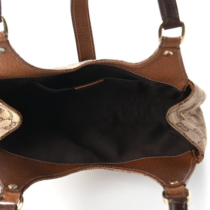 Gucci Monogram Jackie O Hobo Brown 5 of 10