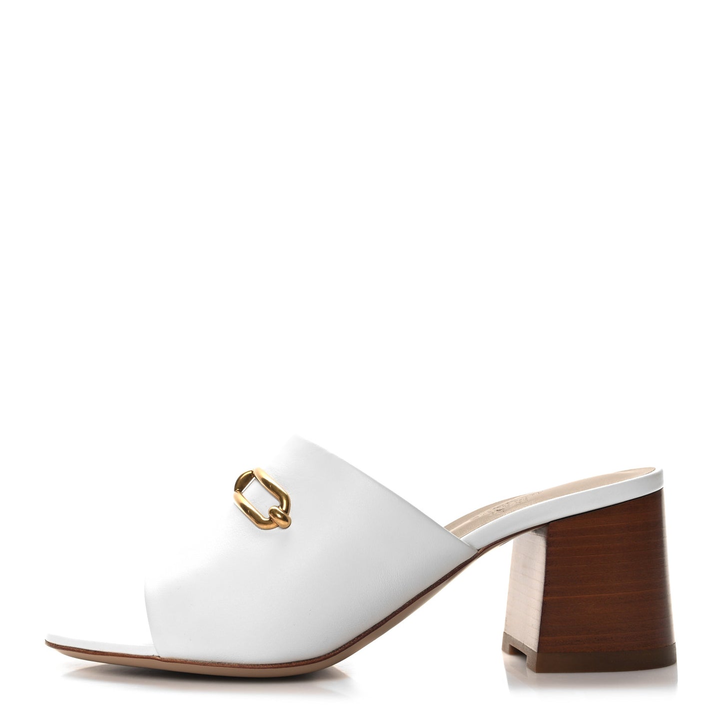 Calfskin Camilla Mules 39.5 White