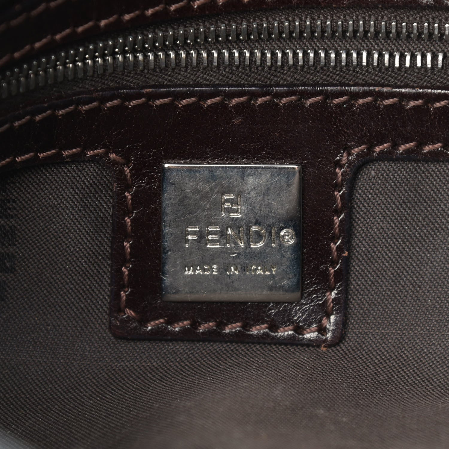 Fendi Denim Baguette Blue 15 of 15