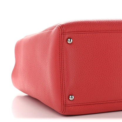 Chanel Calfskin Cerf Executive Shopper Tote Red 8 of 9