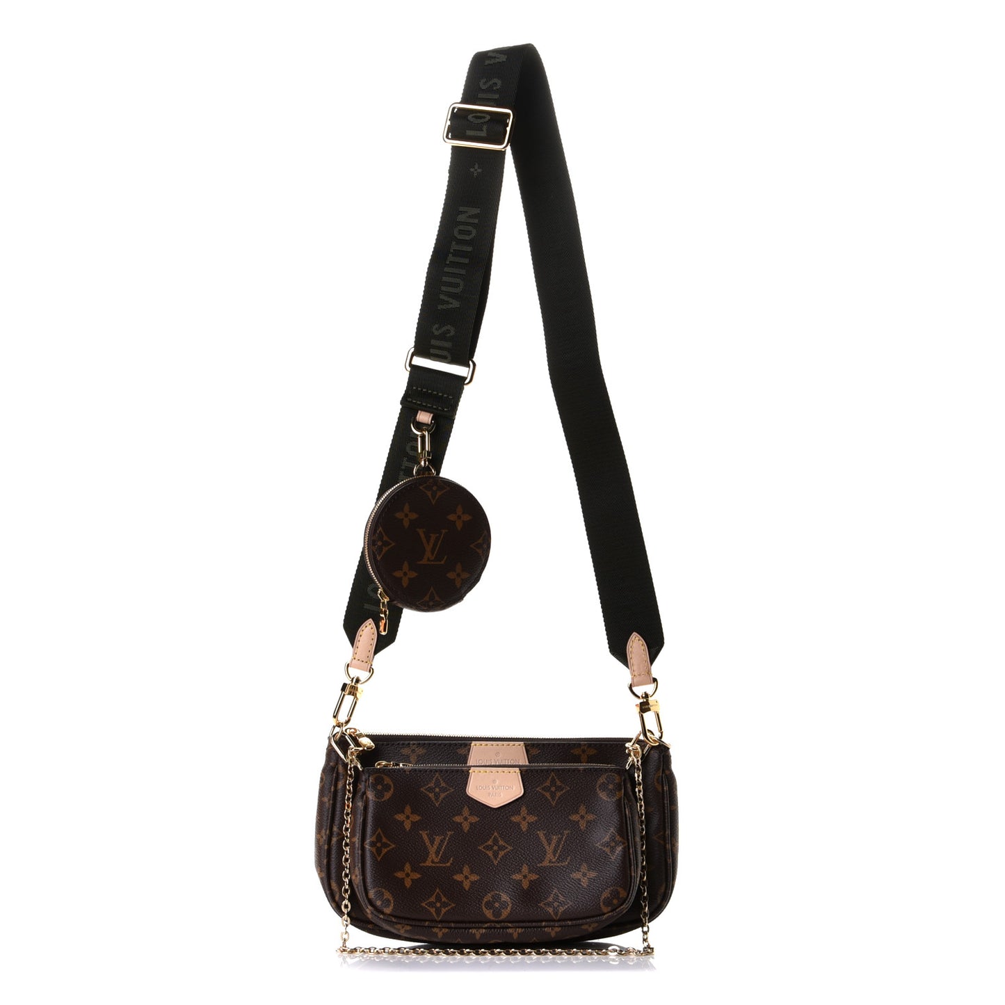 Monogram Multi Pochette Accessories Kaki