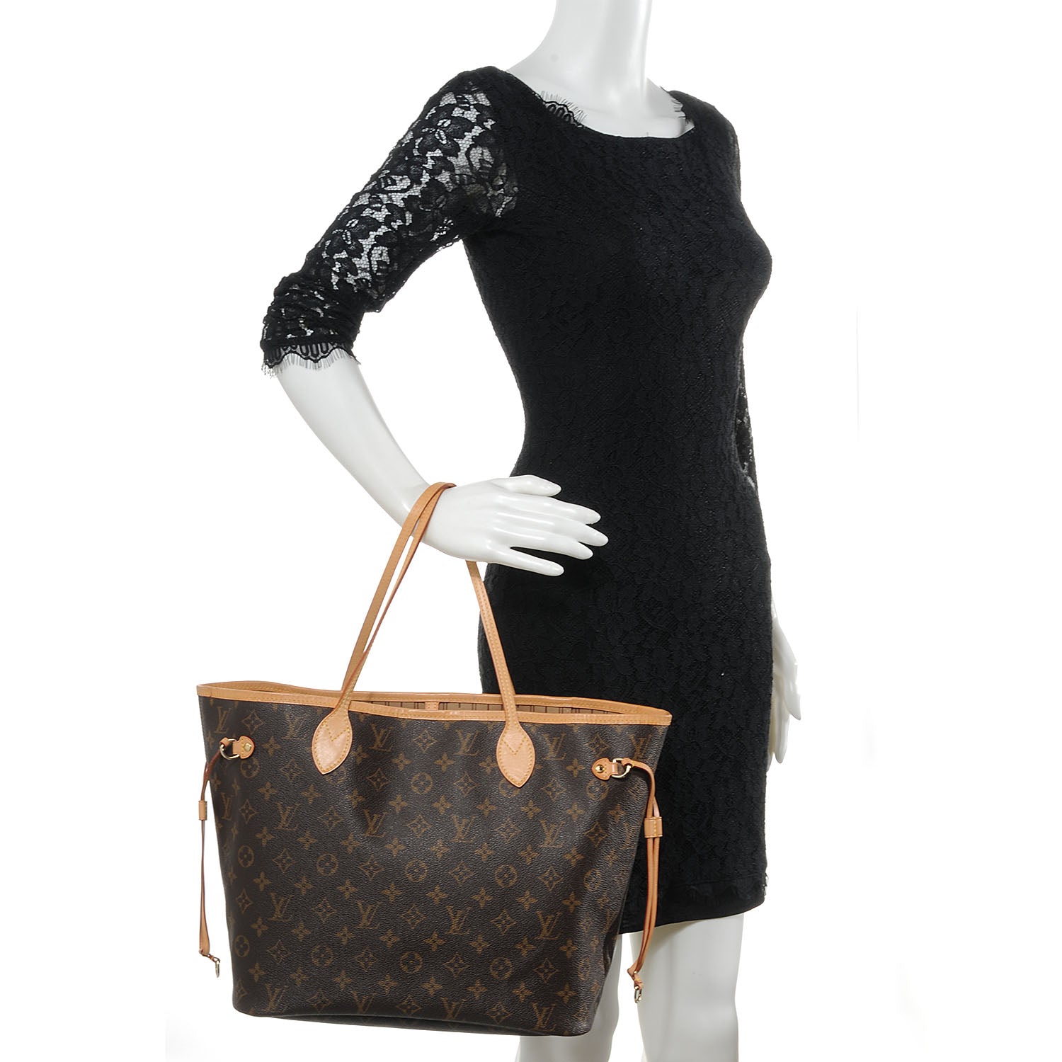 Louis Vuitton Monogram Neverfull MM 2 of 7