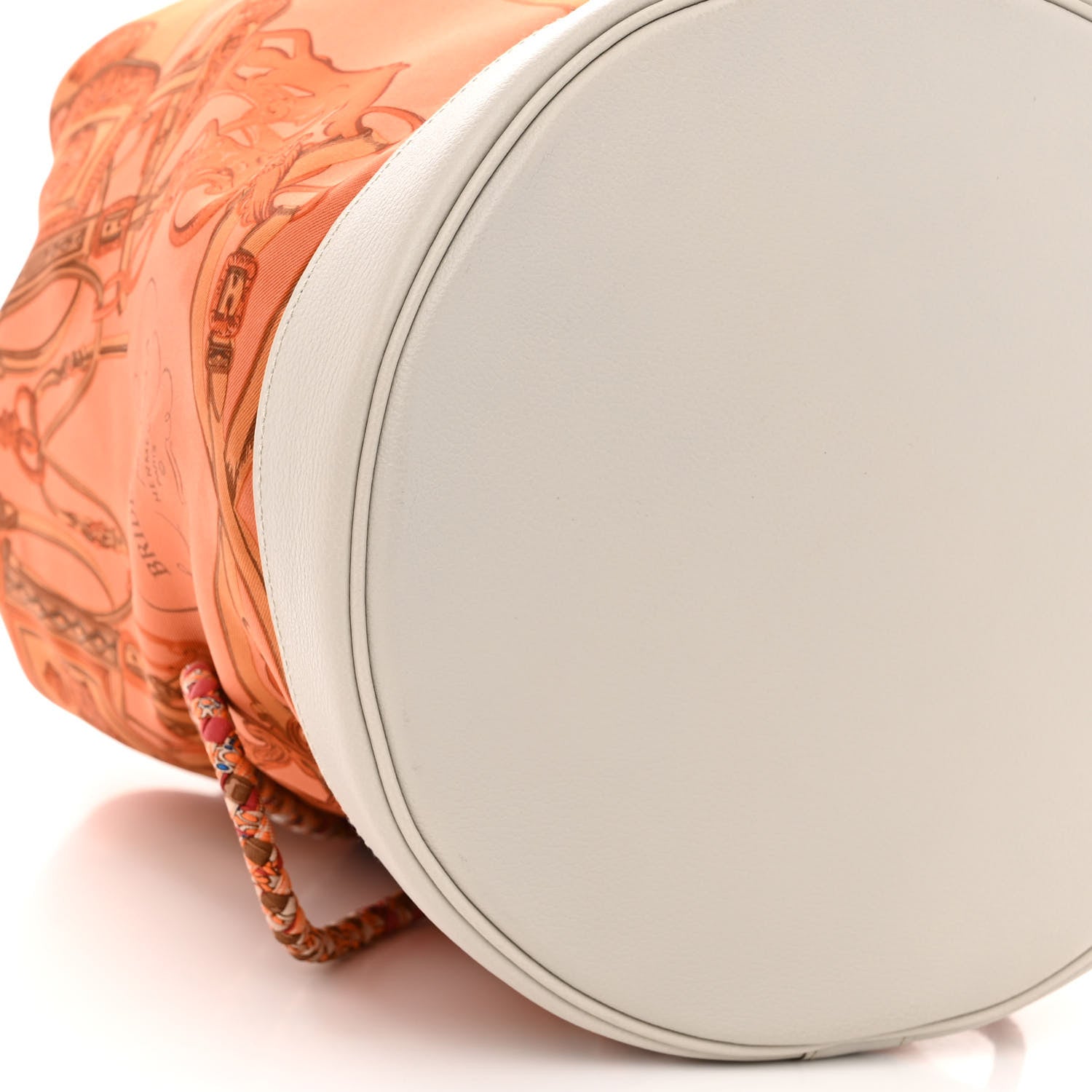Hermes Silk Soie Cool Bridges de Gala Soft Red Pearl Grey 8 of 9