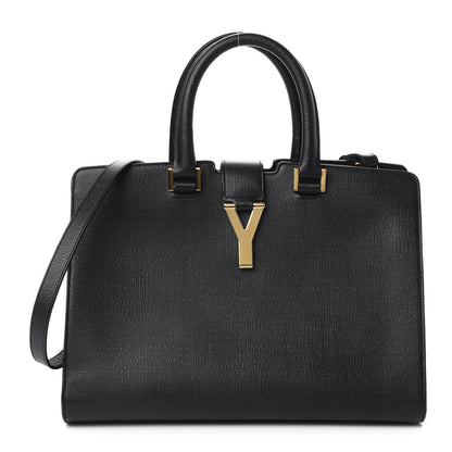 Saint Laurent Textured Calfskin Small Classic Y Cabas Black 1 of 10