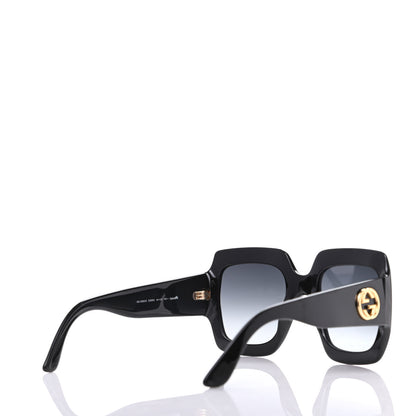 Gucci Acetate Square Frame Sunglasses GG3826S Black 4 of 8