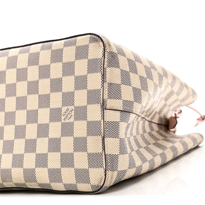 Louis Vuitton Damier Azur Neonoe MM Eau De Rose 9 of 11
