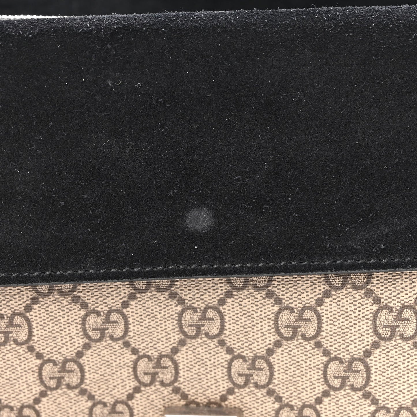 GG Supreme Monogram Small Dionysus Shoulder Bag Black