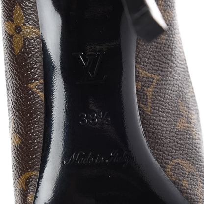 Louis Vuitton Patent Monogram Fetish Pumps 38.5 7 of 8