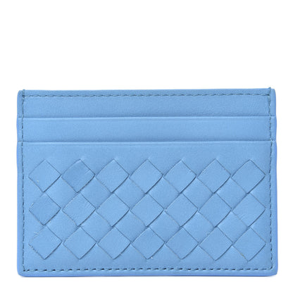 Bottega Veneta Nappa Intrecciato Card Holder Swimming Pool 1 of 8