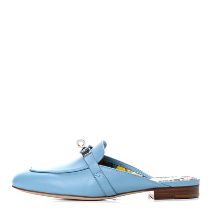 Hermes Calfskin Oz Mules 36 Ciel 1 of 16