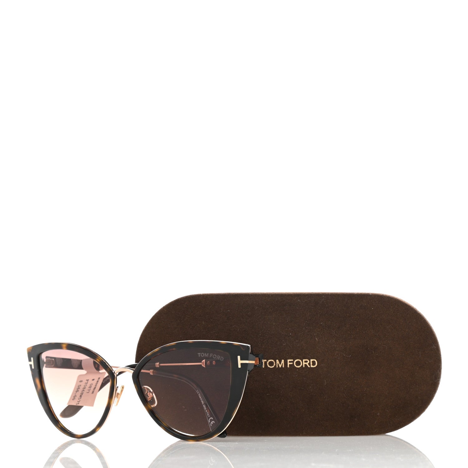 Fendi TOM FORD Anjelica Sunglasses TF868 Tortoise 8 of 8