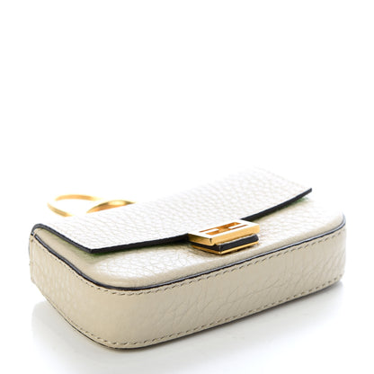 Fendi Cuoio Romano Micro Baguette Charm Latte 4 of 8