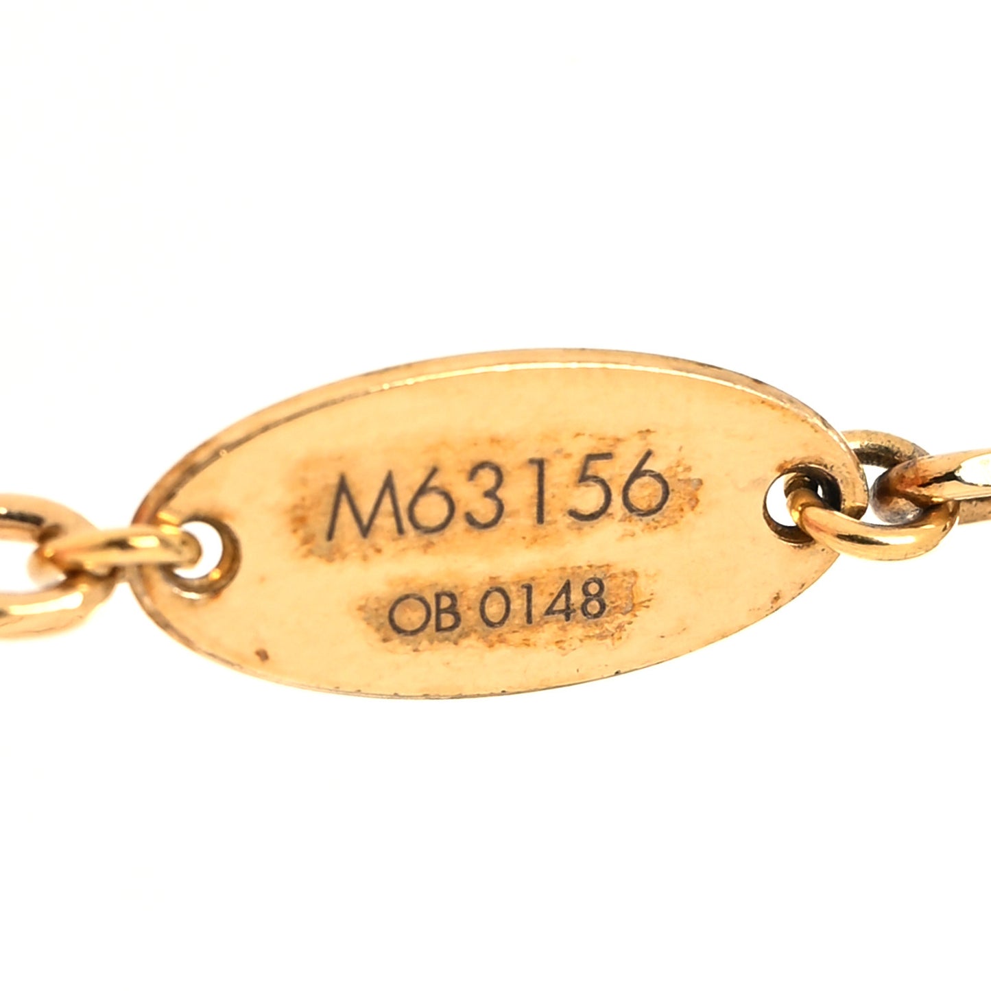 Monogram Charms Necklace Gold