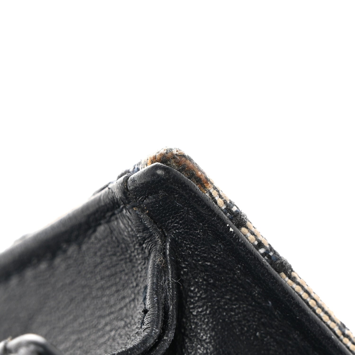 Christian Dior Oblique Saddle Card Holder Blue 8 of 9