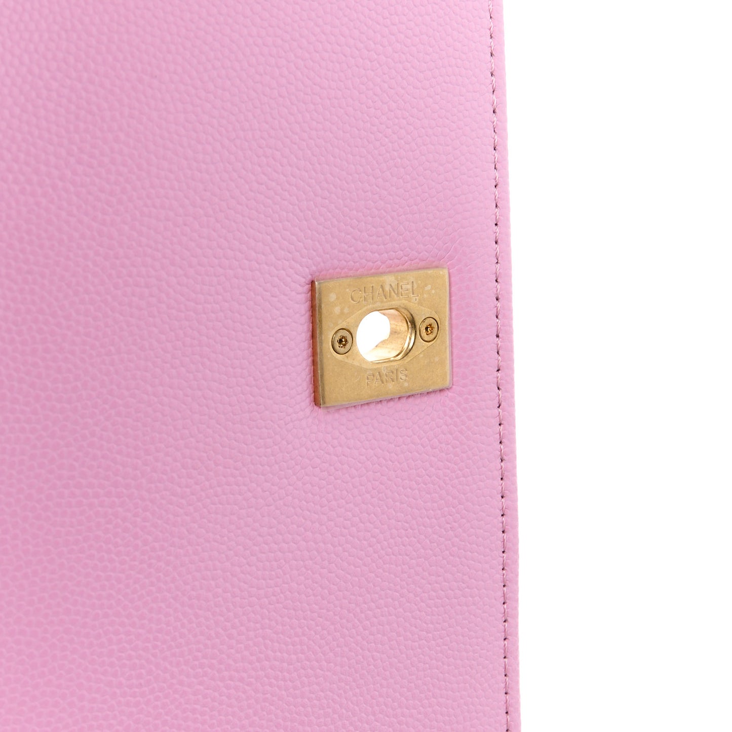 Caviar Quilted Small Coco Chain Handle Flap Lilac