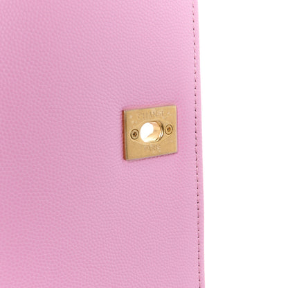 Chanel Caviar Quilted Small Coco Chain Handle Flap Lilac 6 of 11