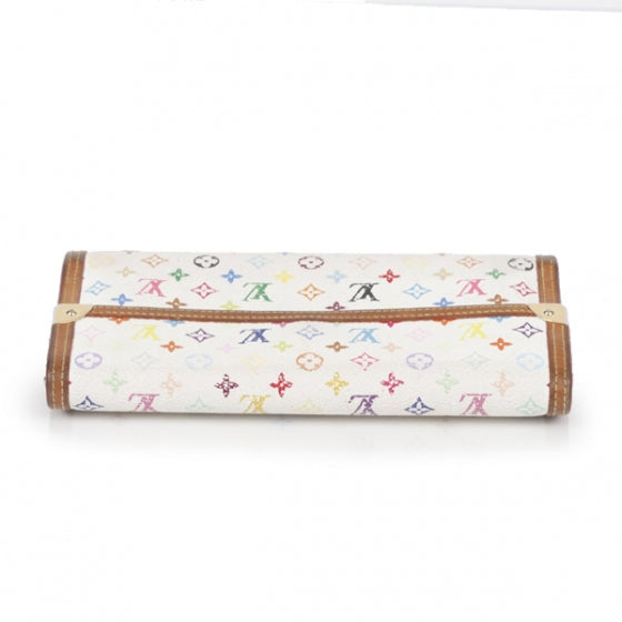 Louis Vuitton Monogram Multicolor Porte Tresor International Wallet White 4 of 12