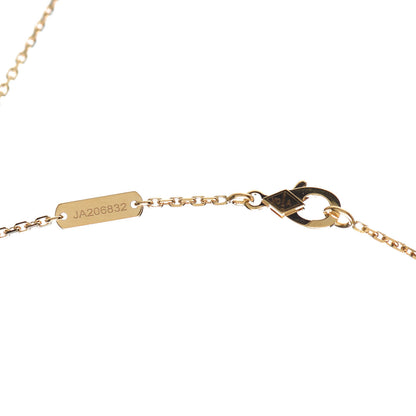 Van Cleef & Arpels 18K Yellow Gold Mother of Pearl Vintage Alhambra Pendant Necklace 5 of 8