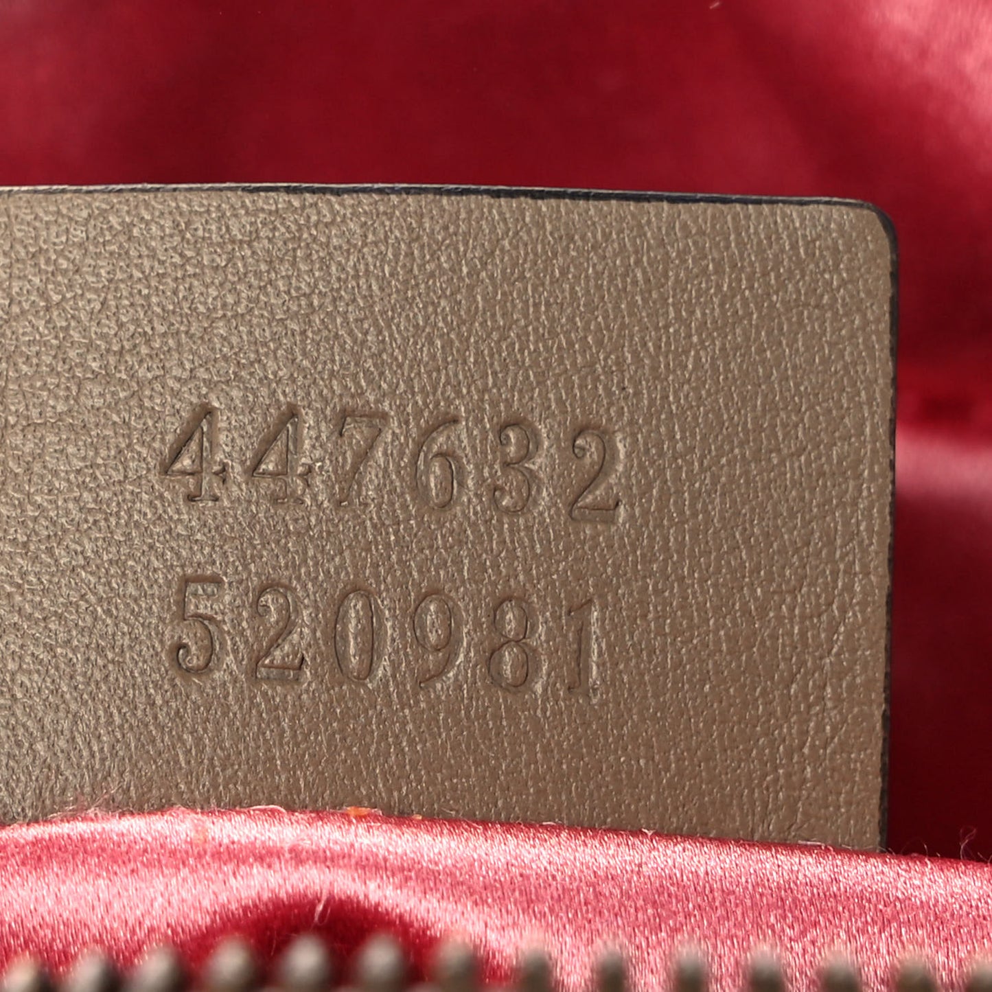 Velvet Matelasse Small GG Marmont Chain Shoulder Bag Taupe