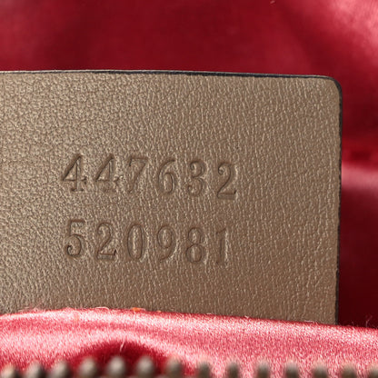 Gucci Velvet Matelasse Small GG Marmont Chain Shoulder Bag Taupe 7 of 9