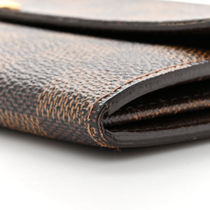 Louis Vuitton Damier Ebene Sarah Wallet 8 of 14