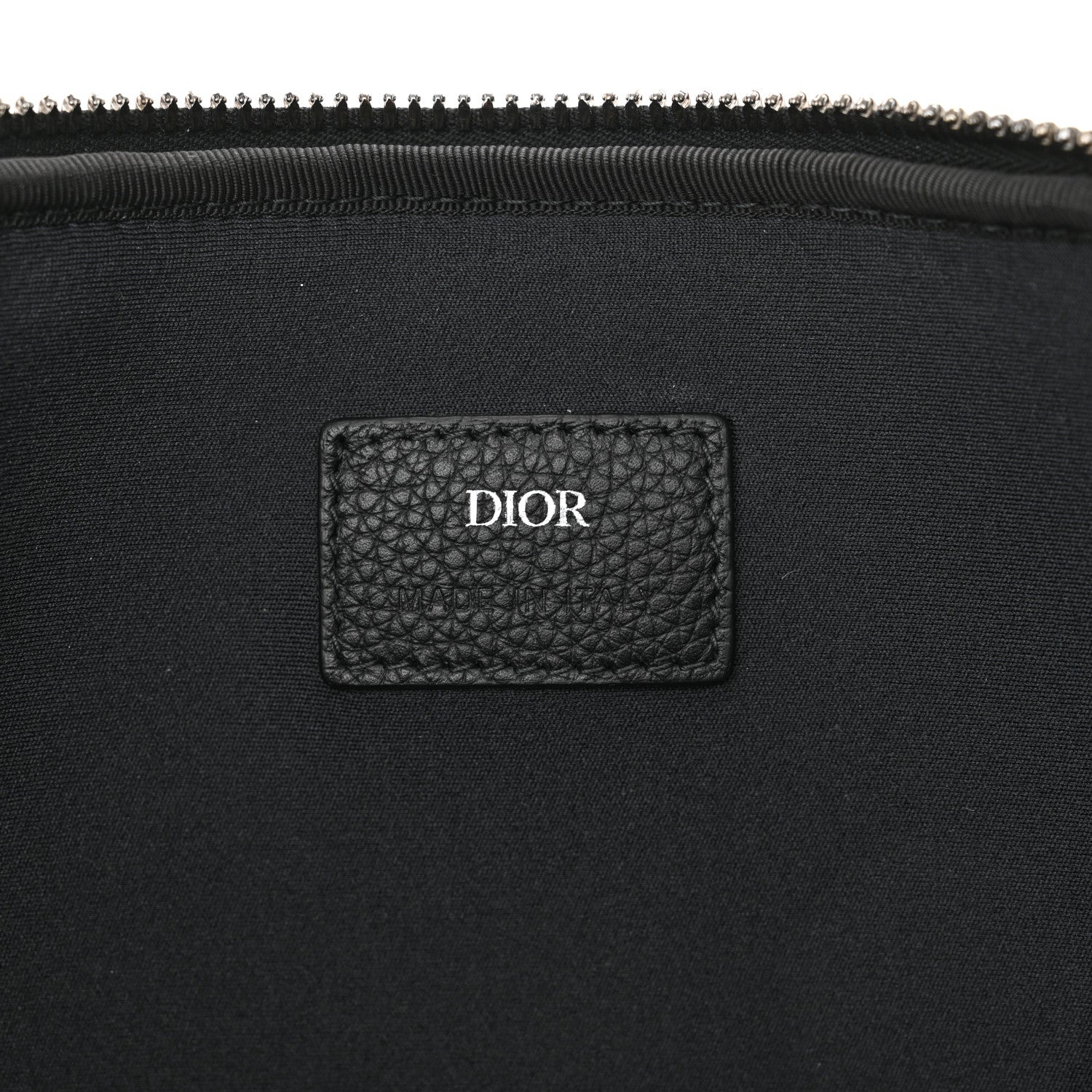 Christian Dior Oblique Grained Calfskin Laptop Case Blue Multicolor 6 of 11