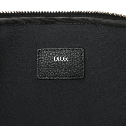 Christian Dior Oblique Grained Calfskin Laptop Case Blue Multicolor 6 of 11