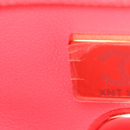 Chanel Caviar Quilted Mini Coco Handle Flap Pink 7 of 11