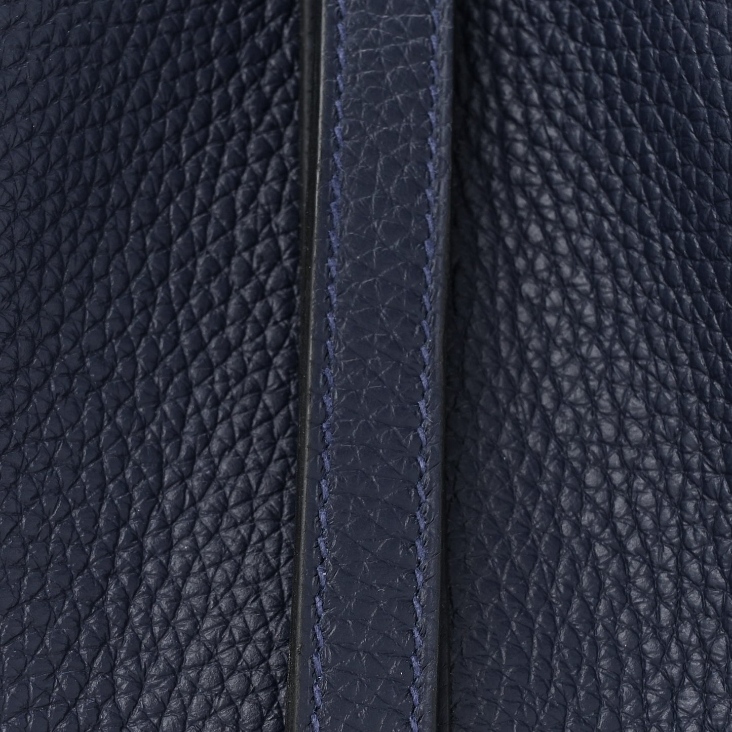 Taurillon Clemence Matte Alligator Picotin Lock Touch 22 Bleu Nuit