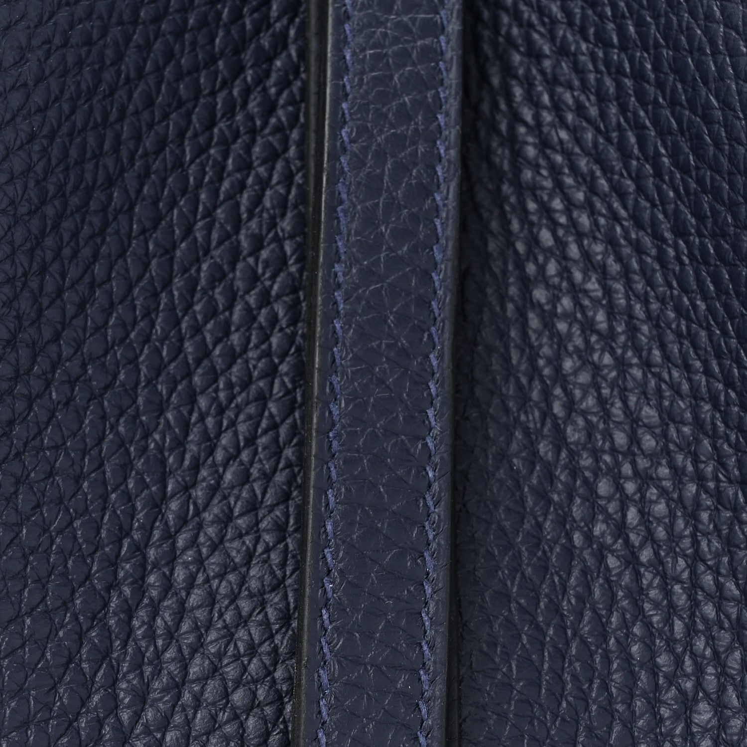 Hermes Taurillon Clemence Matte Alligator Picotin Lock Touch 22 Bleu Nuit 8 of 11