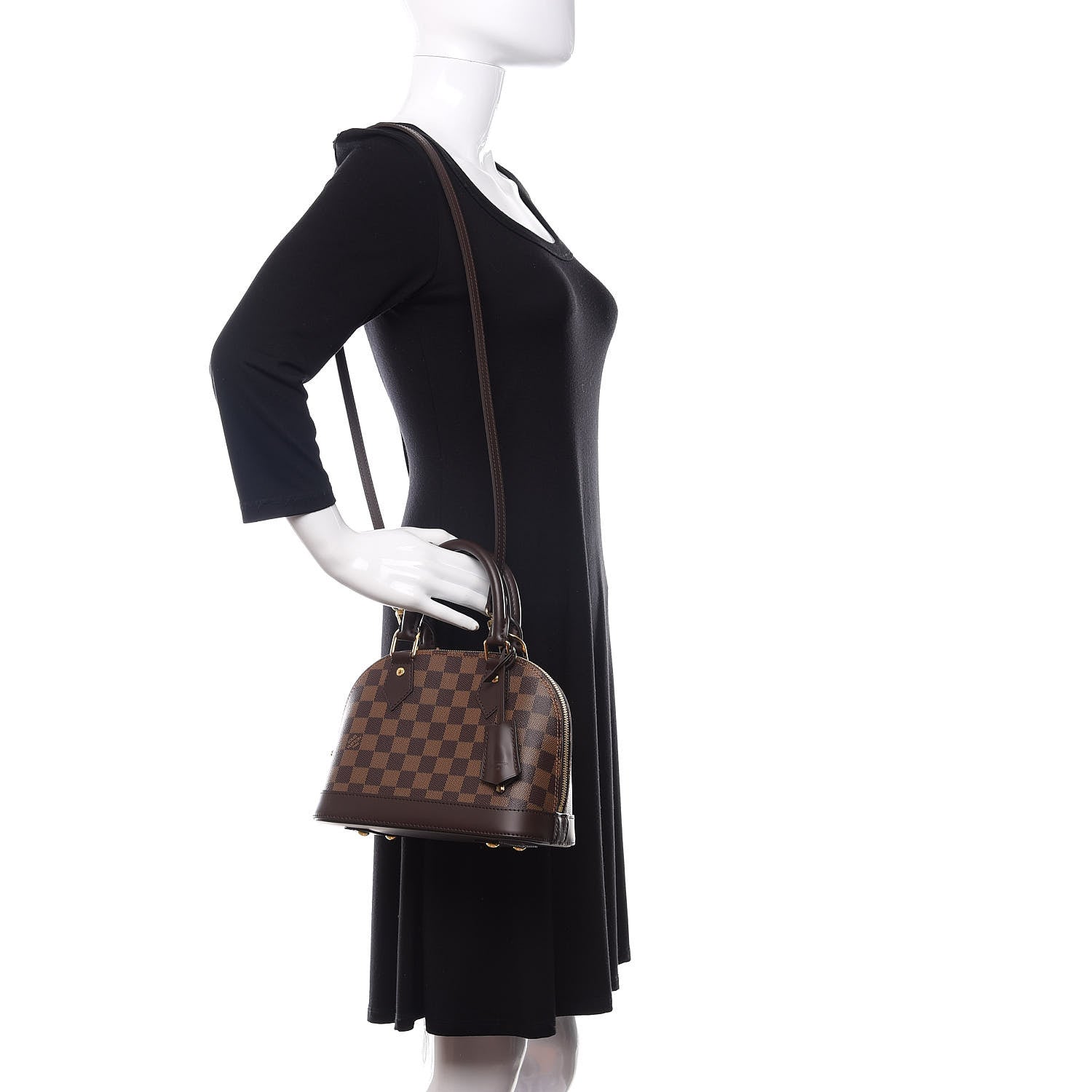 Louis Vuitton Damier Ebene Alma BB 2 of 10