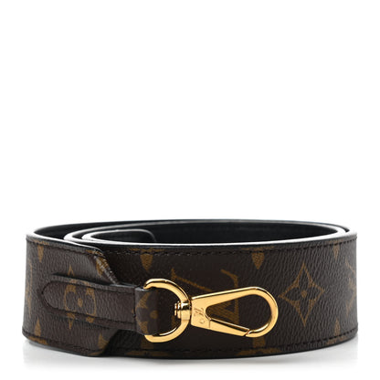 Louis Vuitton Monogram Bandouliere Shoulder Strap Black 1 of 5